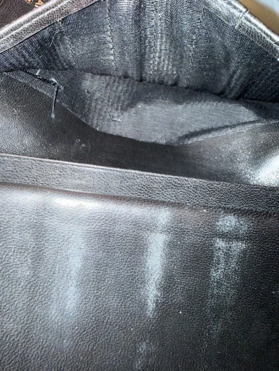 ✨ CHANEL Bicolore Quilted CC Logo Lambskin Long Bifold Wallet - Black ✨ - Picture 7 of 13